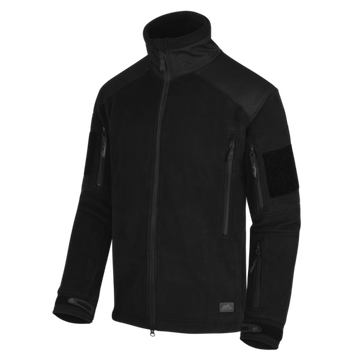 Флісова кофта HELIKON LIBERTY Jacket - Double Fleece - Black BL-LIB-HF-05 фото