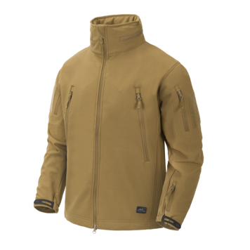 Куртка тактична HELIKON GUNFIGHTER Jacket - Shark Skin Windblocker - Coyote KU-GUN-FM-15 фото