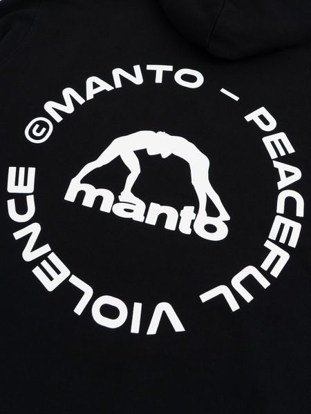 MANTO Худі LABEL 25 REGULAR black 3640 фото