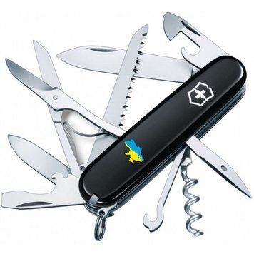 Складаний ніж Victorinox HUNTSMAN UKRAINE Мапа України синьо-жовт. Vx13713.3_T1166u фото