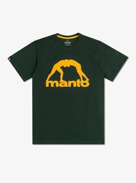 MANTO Футболка VIBE 25 pine green-yellow 3666 фото