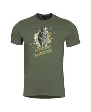 Футболка PENTAGON Ageron "Spartan Warrior" T-Shirt (OLIVE GREEN) K09012-SW-10 фото