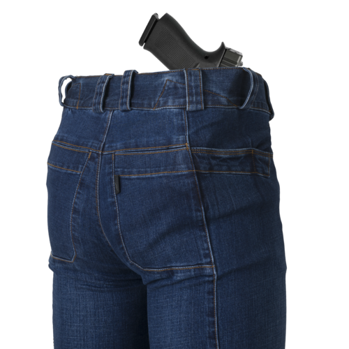 Джинси тактичні HELIKON COVERT TACTICAL PANTS&reg; - Denim Mid - Vintage Worn Blue SP-CTP-DD-96 фото