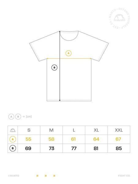 MANTO Футболка THICKO OVERSIZE white 3623 фото