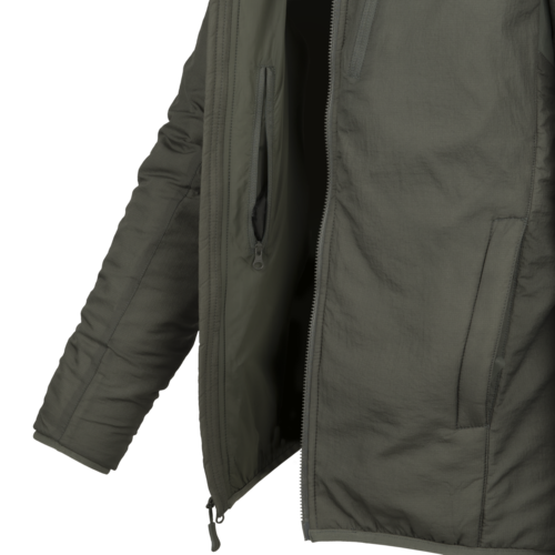 Куртка тактична HELIKON WOLFHOUND Hoodie Jacket - Climashield&reg; Apex 67g - Alpha Green KU-WLH-NL-40 фото