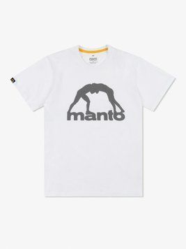 MANTO Футболка VIBE 25 white-grey 3612 фото