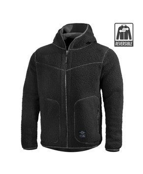 Флісова кофта PENTAGON Ianos Sherpa Fleece (BLACK/WOLF GREY) K09057-133 фото