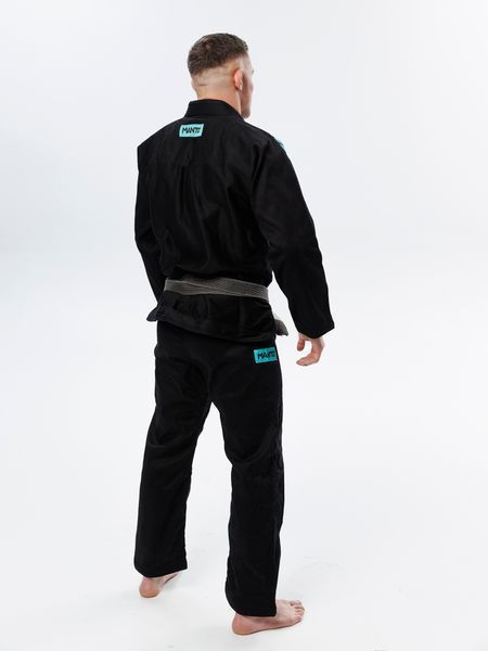 MANTO "X5" BJJ Кімоно black - turquoise 3267 фото