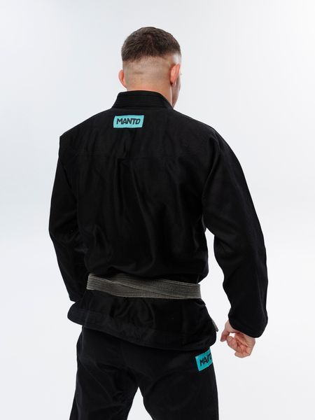 MANTO "X5" BJJ Кімоно black - turquoise 3267 фото