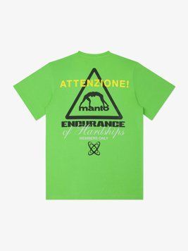 MANTO Футболка ATTENZIONE neon green 3846 фото