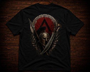 Футболка PRIDE-GEAR  SPARTA (BLACK) PG-TS-SR-BK фото