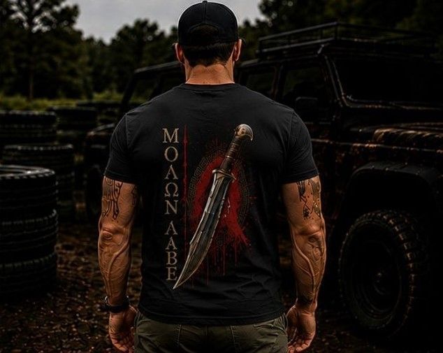 Футболка PRIDE-GEAR MOLON LABE (BLACK) PG-TS-ML-BK фото