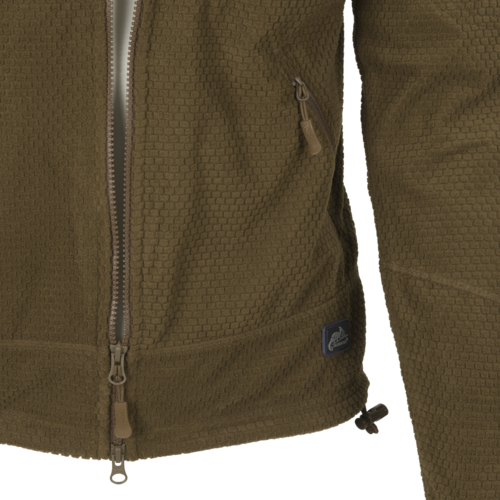Флісова кофта HELIKON ALPHA TACTICAL Jacket - Grid Fleece - Black BL-ALT-FG-05 фото