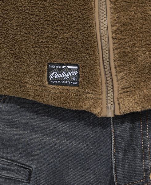 Флісова кофта PENTAGON Grizzly Full Zip Jacket (BLACK) K09030-05 фото
