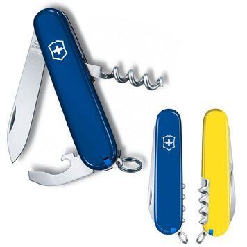 Складаний ніж Victorinox WAITER UKRAINE синьо-жовтий Vx03303.2.8 фото